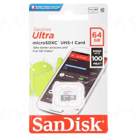 SanDisk Ultra 64GB Micro SD Card