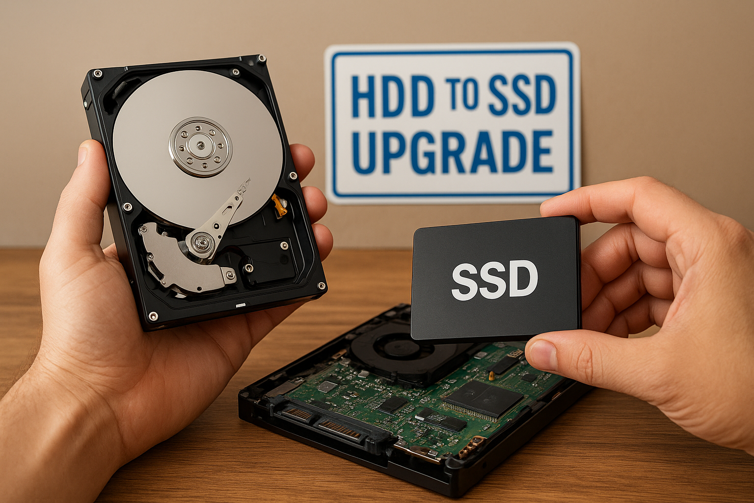 Hdd to Ssd disk upgrade Service