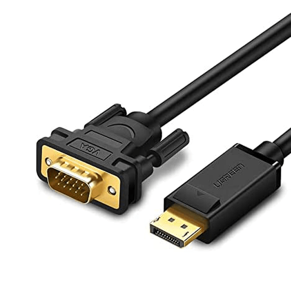 UGREEN DisplayPort Male to VGA Male Cable 1.5m (Black)