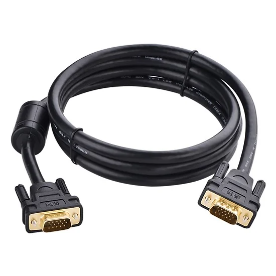 UGREEN VGA Male to Male Cable 2m (Black) - VG101