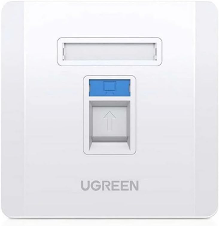 UGREEN Single-Port Wall Plate White - NW144