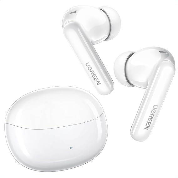 UGREEN HiTune T3 Pro Active Noise-Cancelling Wireless Earbuds - White - WS206