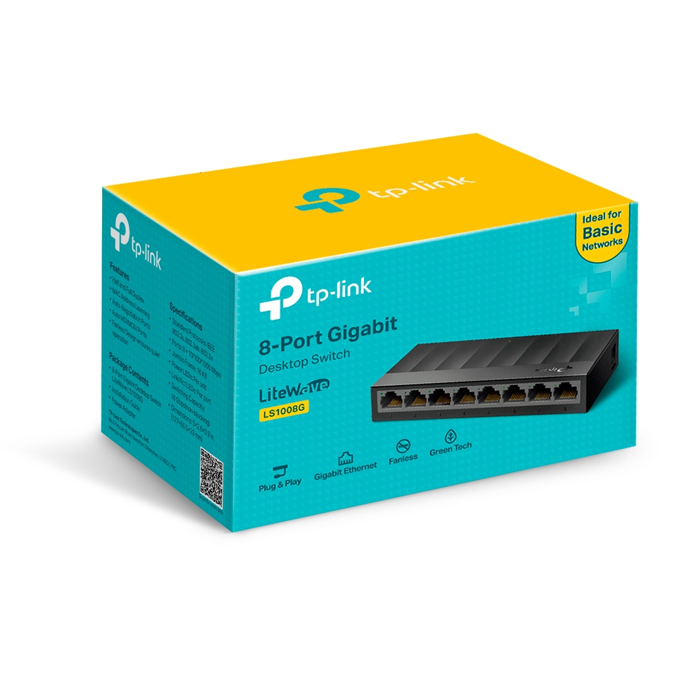 TP-Link 8-Port 10/100/1000Mbps Gigabit Desktop Switch