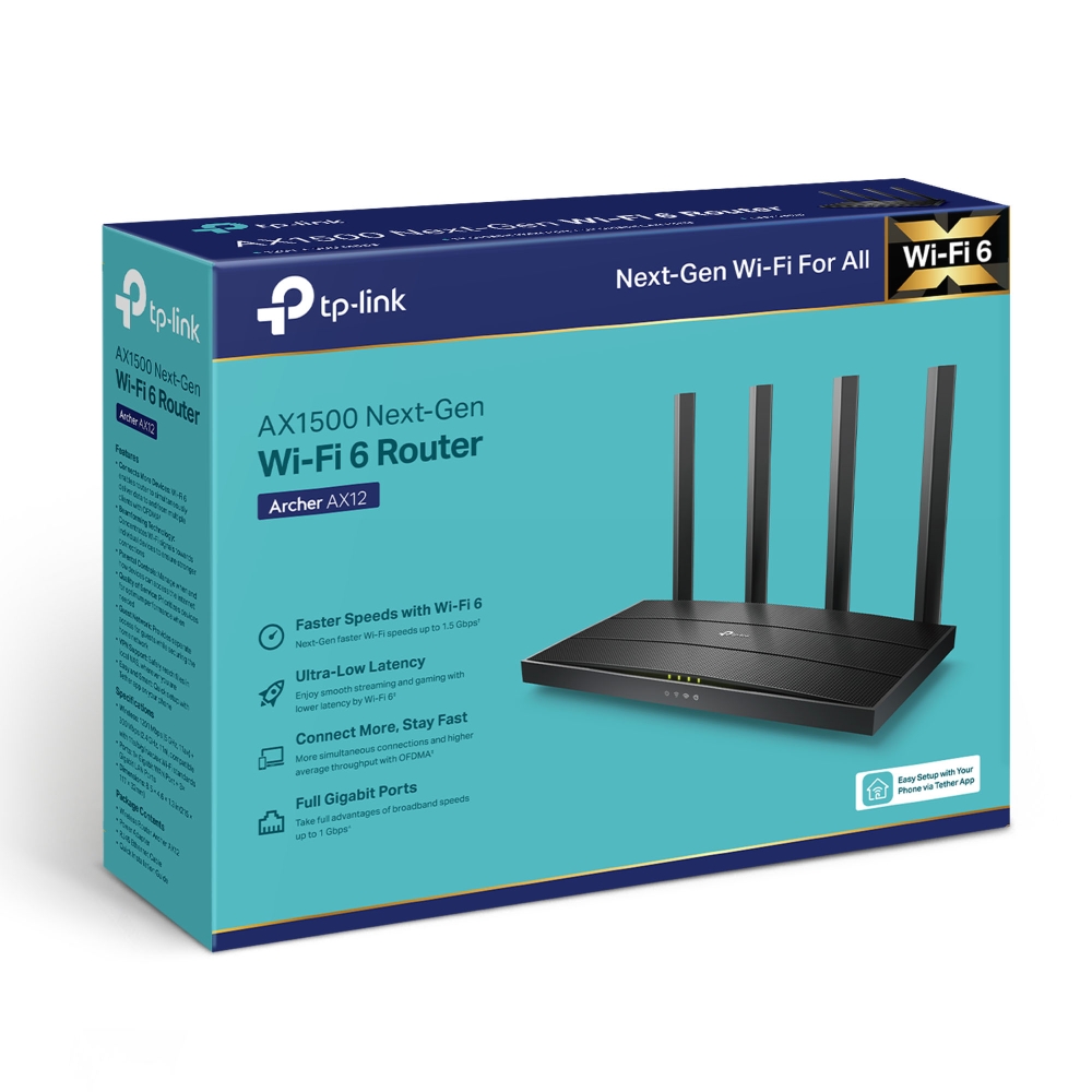 TP-Link AX1500 Wi-Fi 6 Router