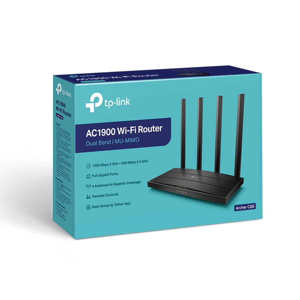 TP-Link AC1900 Wireless MU-MIMO Wi-Fi 5 Router