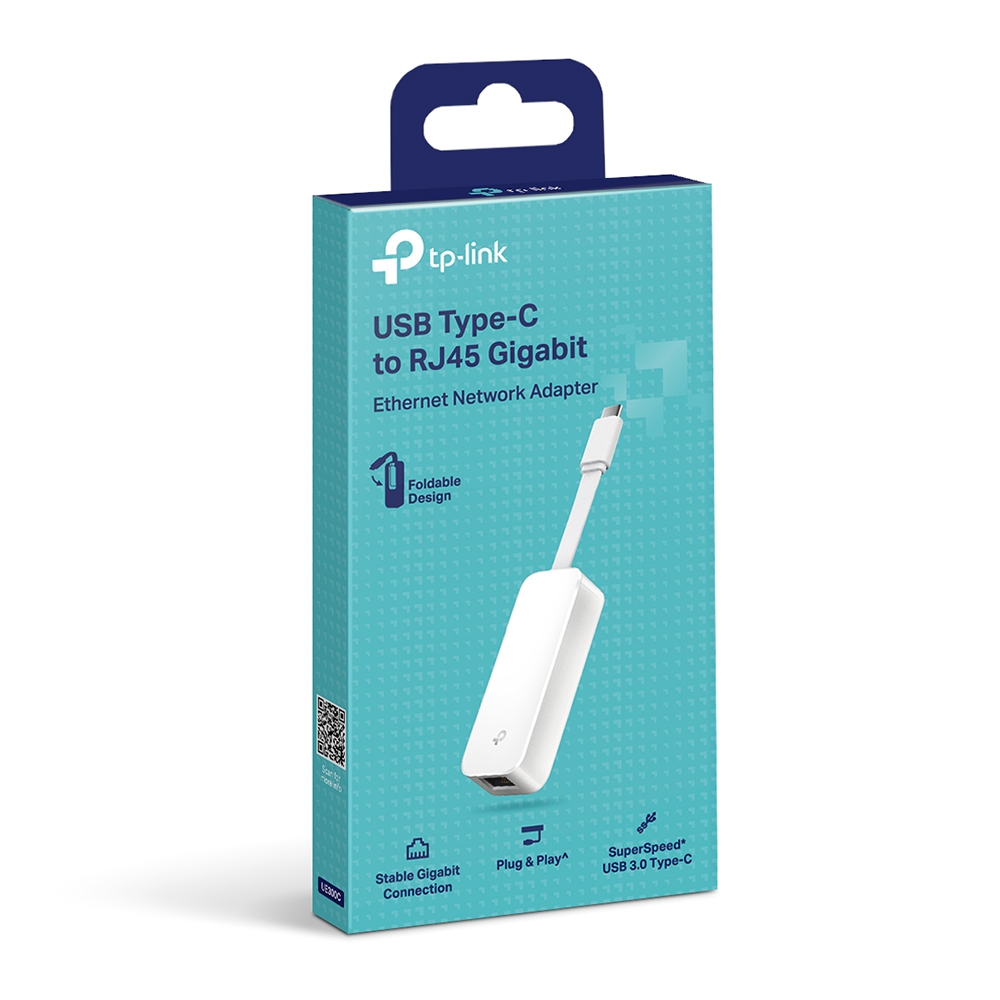 TP-Link USB Type C to Gigabit Ethernet Network Adapter Plug and Play
