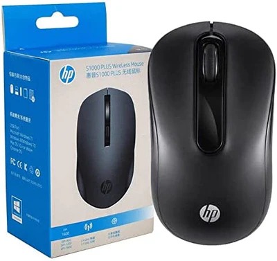 HP Wireless Silent Mouse S1000 Black - 3CY46PA