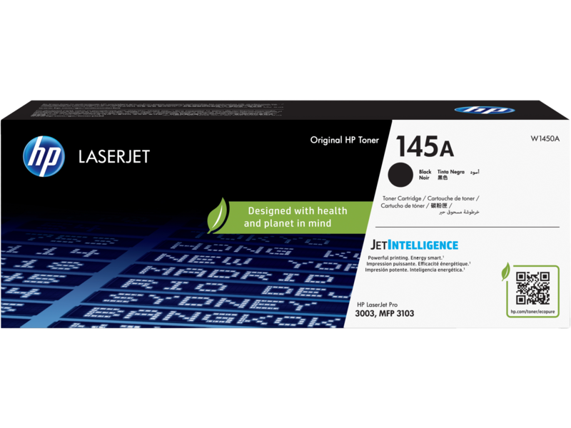 HP 145A Black Original LaserJet Toner Cartridge - W1450A