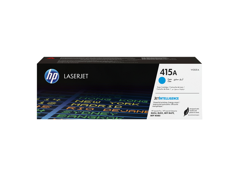 HP 415A Cyan Original LaserJet Toner Cartridge - W2031A