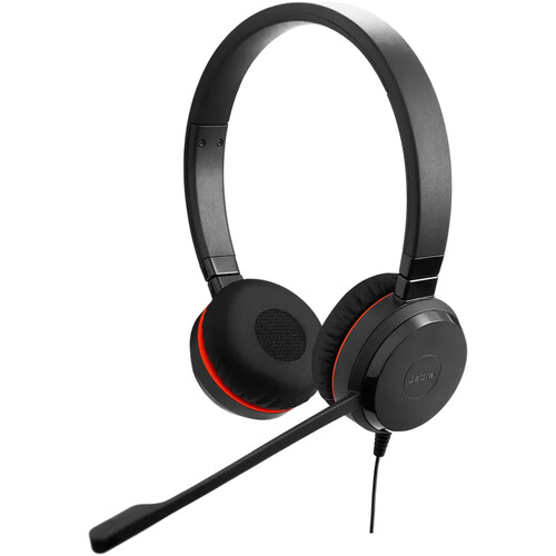 Jabra Evolve 30 II USB-C Wired Stereo Headset with noise‑canceling mic
