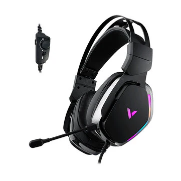 Rapoo USB Gaming Headset Virtual Noise Reduction Microphone VH710 - Black