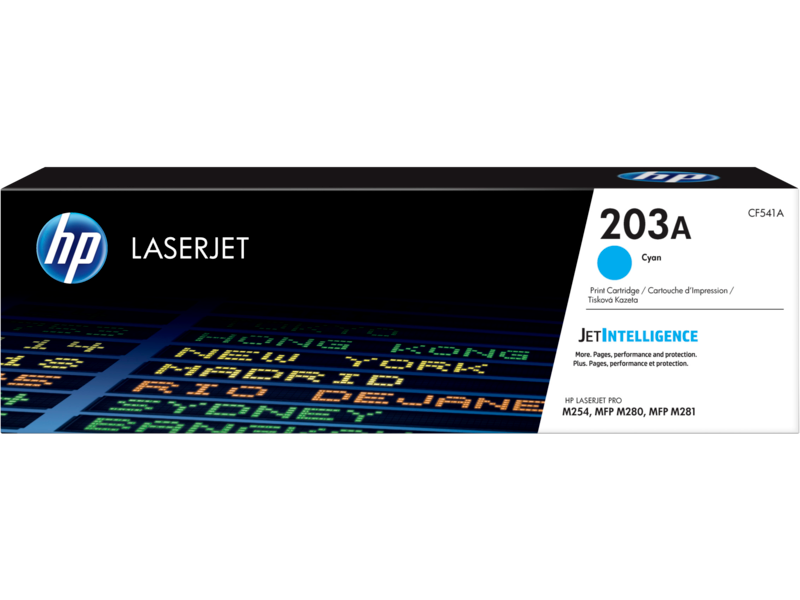 HP 203A Cyan Original LaserJet Toner Cartridge - CF541A