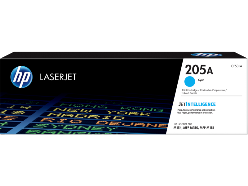 HP 205A Cyan Original LaserJet Toner Cartridge - CF531A